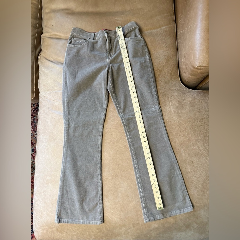 NWT Gloria Vanderbilt Giselle Stretch Bootcut Jeans Brown Corduroy Size 8 Petite - Picture 4 of 10